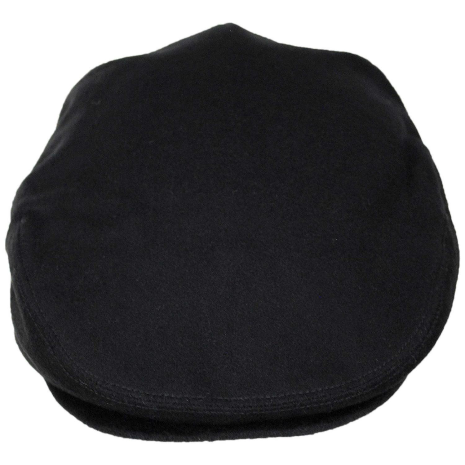Jaxon Hats | Pure Wool Ivy Cap | 167768 | front | BLACK