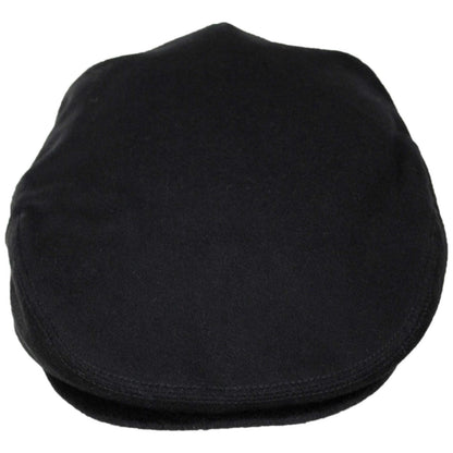 Jaxon Hats | Pure Wool Ivy Cap | 167768 | front | BLACK