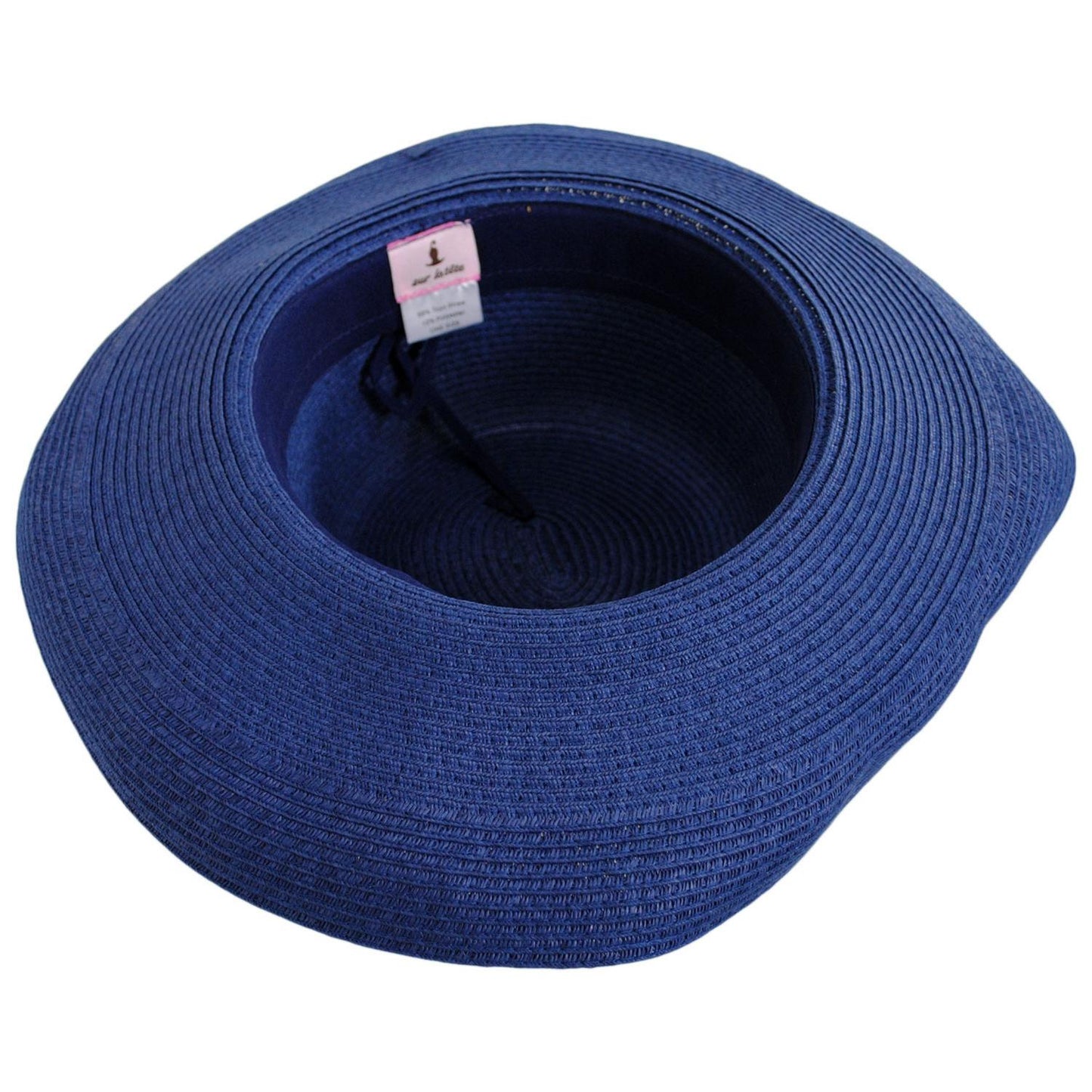 sur la tete | Traveler Toyo Straw Breton Sun Hat | 104200 | under | NAVY