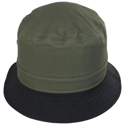 Goorin Bros | Jeff Jeff Two Tone Cotton Bucket Hat - FINAL SALE | 187504 | front | OLIVE