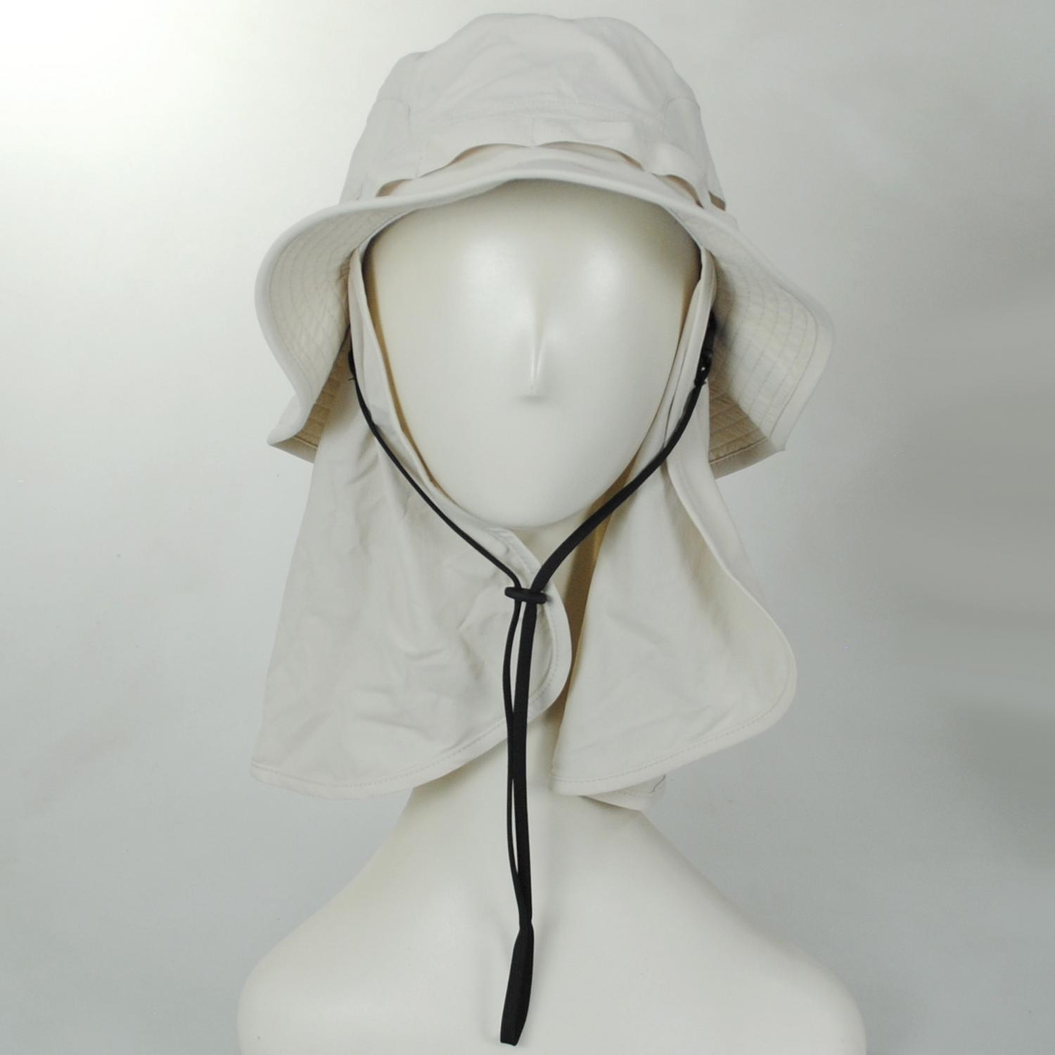 Tilley Endurables | Ultralight Packable Suncape Bucket Hat | 400856 | front | STONE