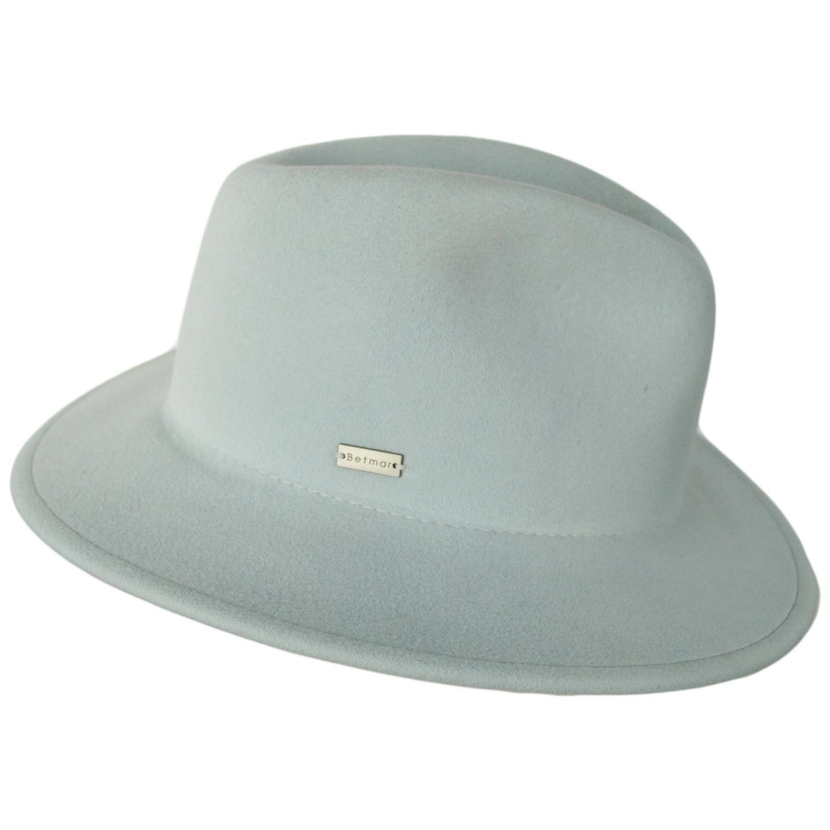 Betmar | Cali Wool LiteFelt Fedora Hat | 123174 | profile | SEAGLASS