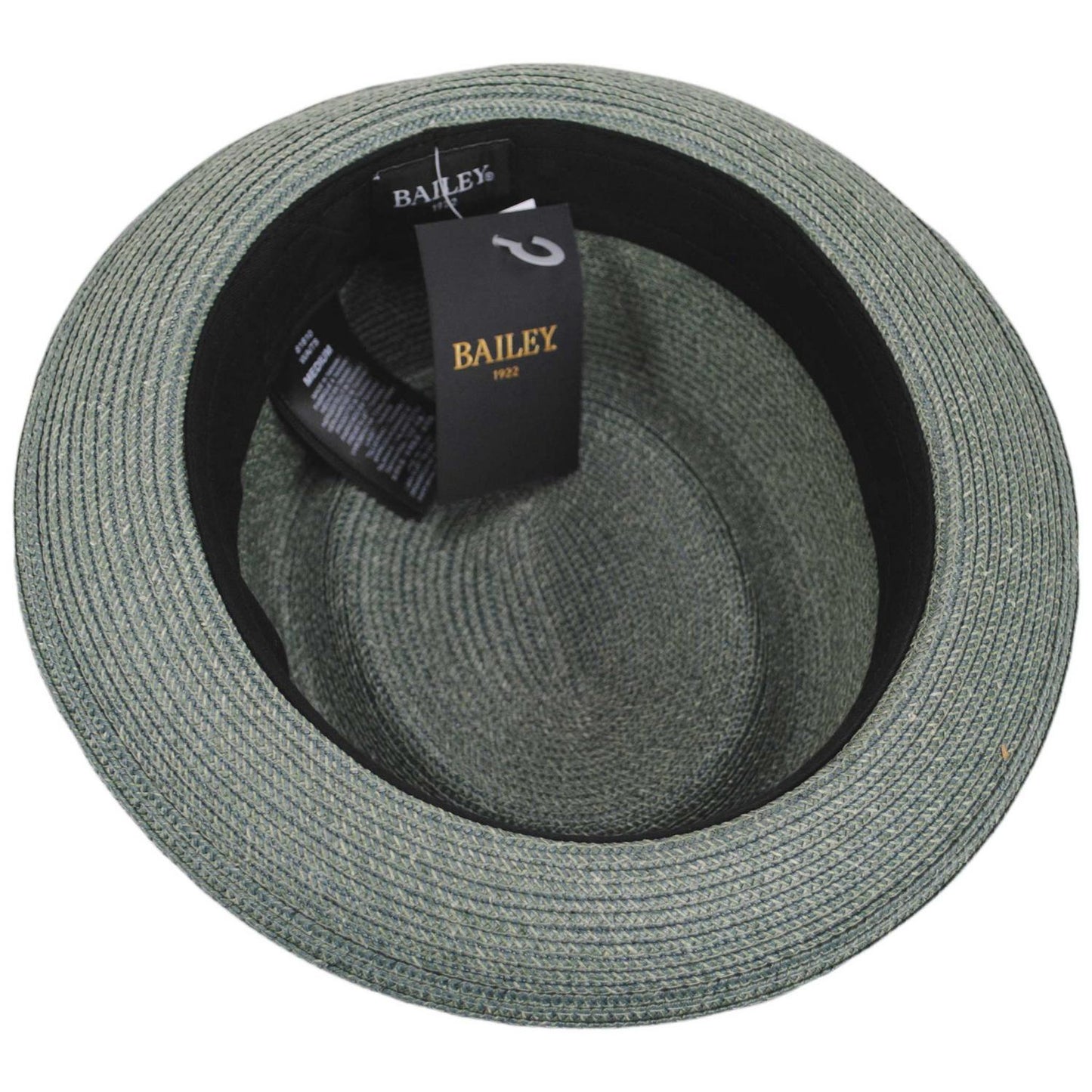 Bailey 1922 | Waits Sewn Braid Straw Pork Pie Hat | 127798 | under | FERN