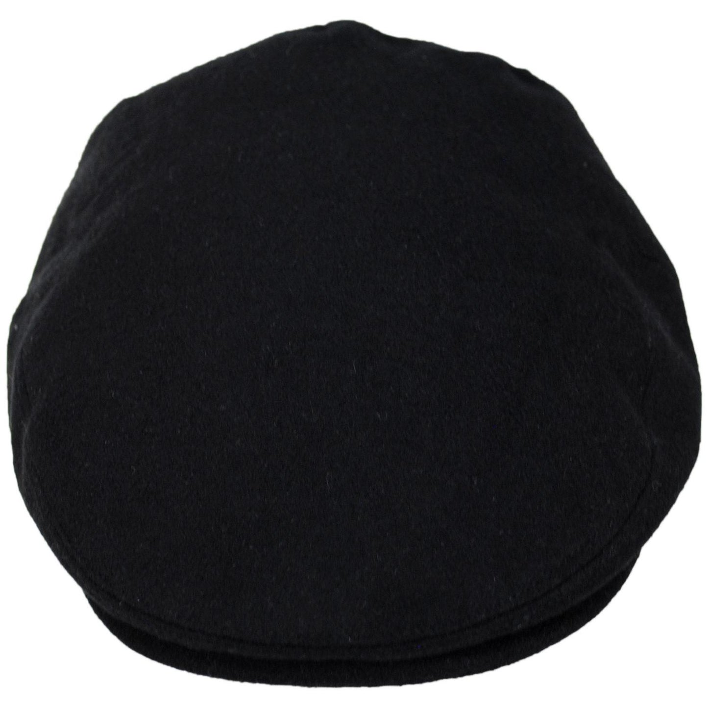 Jaxon Hats | Harlem Wool Blend Ivy Cap - Black | 167733 | front | BLACK