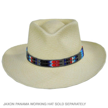Feather + Arrow Beaded Hat Band