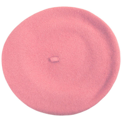 Village Hat Shop | Wholesale Wool Fashion Beret B2B Pre-Pack | B2B152500 | top | PINK