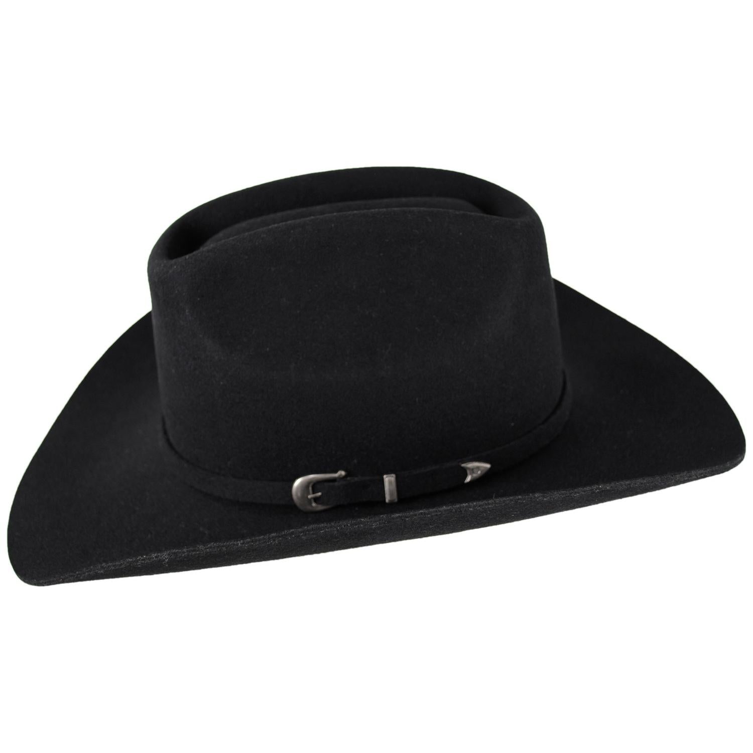 BRIXTON HATS | Prescott Wool Felt Cowboy Hat | 135674 | profile | BLACK