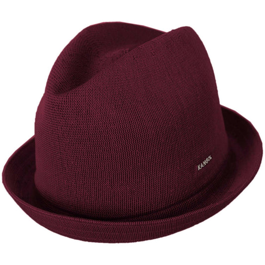 Kangol | Tropic Playa Stingy Brim Fedora Hat - Fashion Colors | 140518SS | lead | BURGUNDY