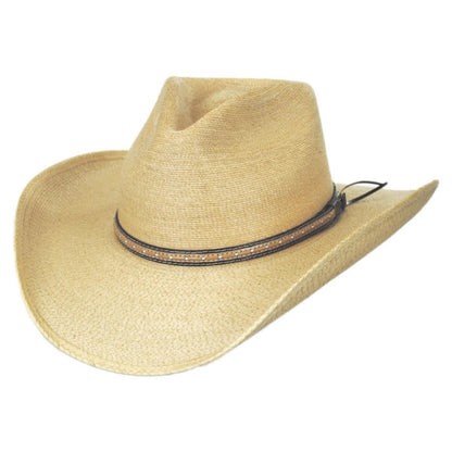 Stetson | Stetson Sawmill Palm Leaf Straw Western Hat | 126969 | lead | TOASTED