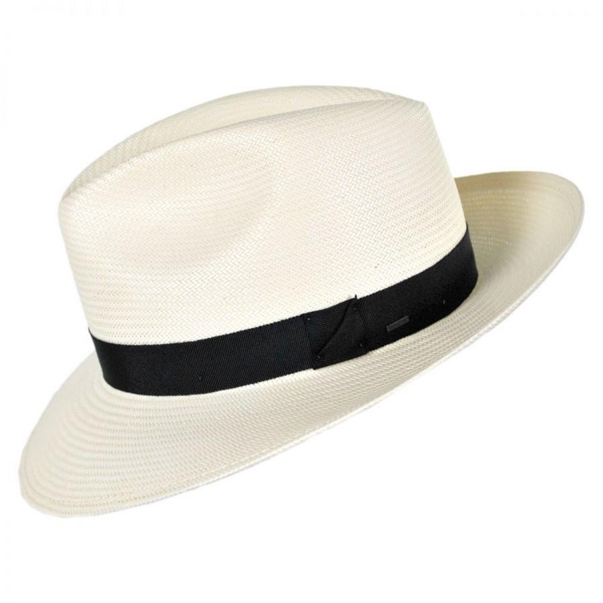 Bailey 1922 | Blackburn Shantung LiteStraw Fedora Hat | 127795 | profile | NATURAL