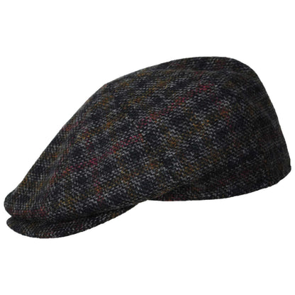Bailey 1922 | Faro Italian Wool Newsboy Cap | 167242 | profile | CHARCOAL PLAID