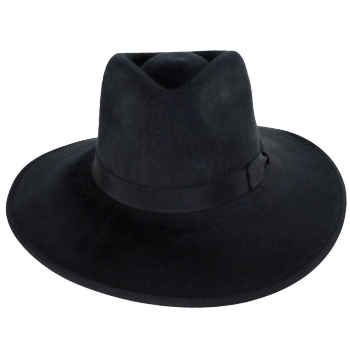 Jo Wool Felt Rancher Fedora Hat