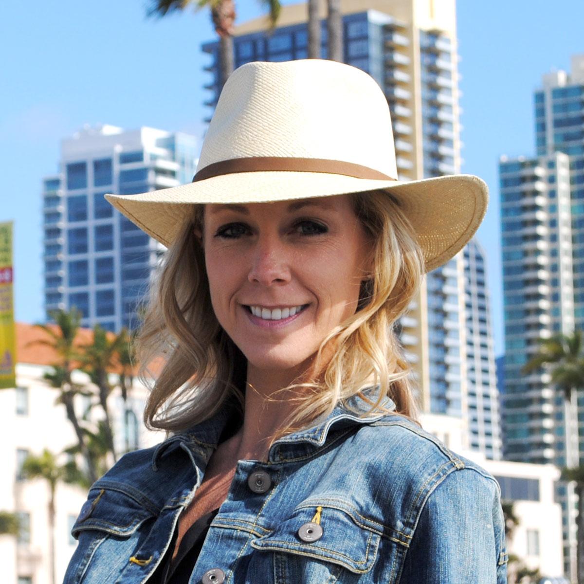 Jaxon Hats | MJ Panama Straw Outback Hat | 126417 | lsfthree | NATURAL