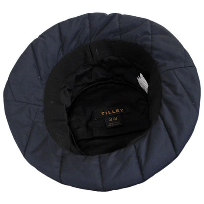 Tilley Endurables | Abbott Thindown Quilted Bucket Hat | 400845 | under | NAVY
