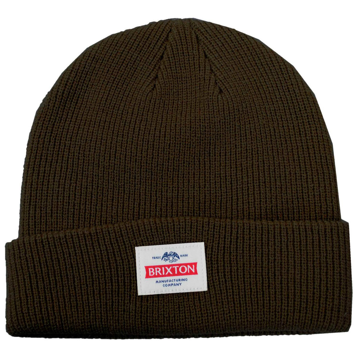 BRIXTON HATS | Trademark Beanie Hat | 502711 | lead | WALNUT BROWN