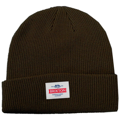 BRIXTON HATS | Trademark Beanie Hat | 502711 | lead | WALNUT BROWN
