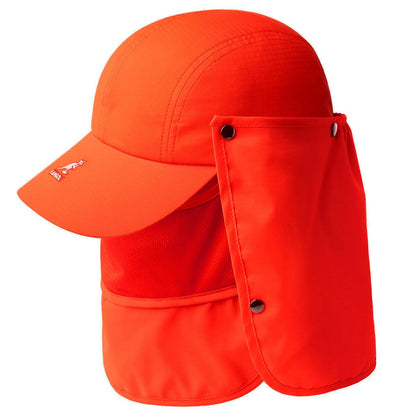Kangol | Multi-Utility Neck-Flap Mask Strapback Baseball Cap | 201136 | lead | ORANGE