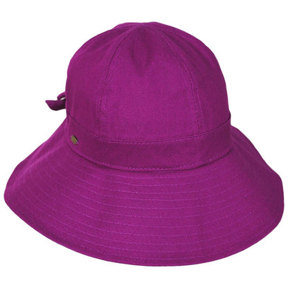 Scala | Elda Cotton Facesaver Cap | 106416 | lead | ORCHID