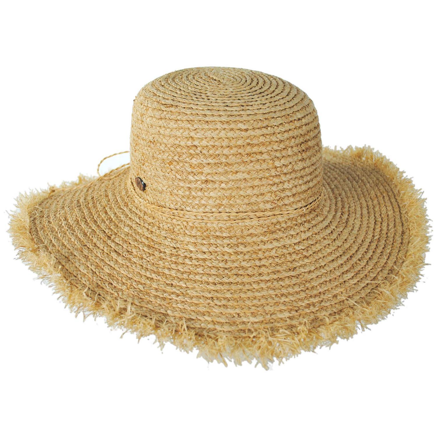 Panama Jack | Baja Cali Raffia Straw Swinger Sun Hat | 102016 | lead | NATURAL