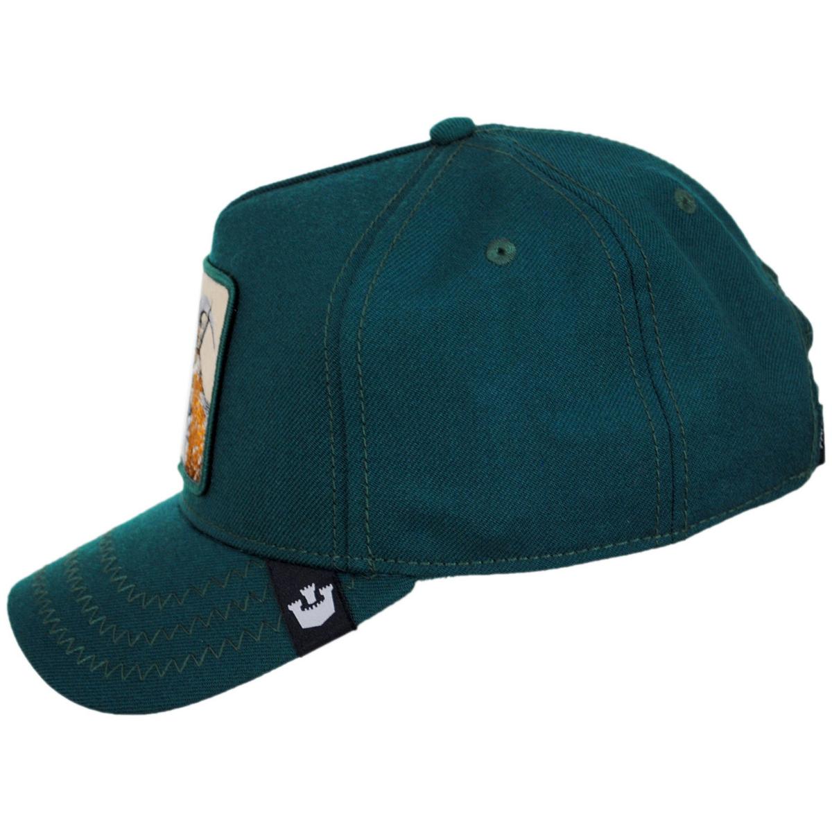 Goorin Bros | Goat 100 Wool Snapback Baseball Cap | 200684 | profile | GREEN