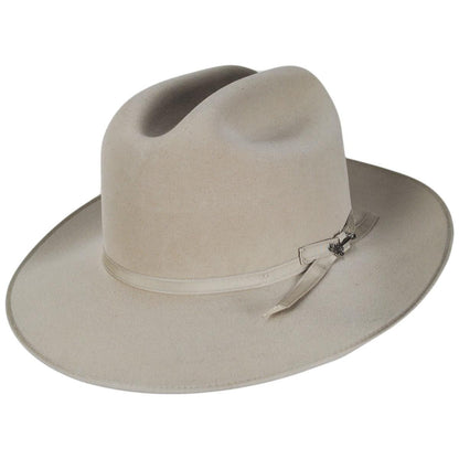 Stetson | Royal Deluxe Open Road Fur Felt Western Hat | 130750 | lead | SILVERBELLY