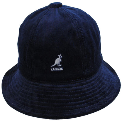 Kangol | Cord Casual Bucket Hat | 185793 | front | NAVY