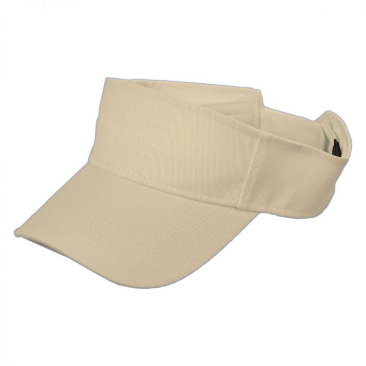 Otto | Cotton Twill Sport Visor | 195850 | lead | KHAKI