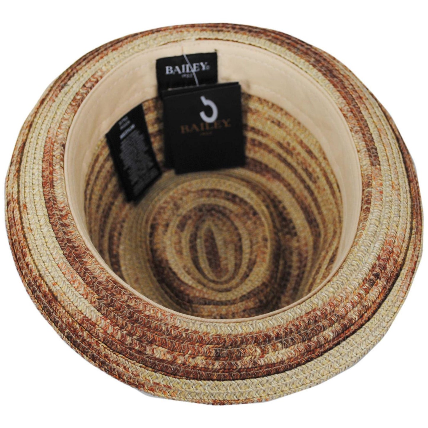 Bailey 1922 | Riggs Toyo Straw Trilby Fedora Hat | 127943 | under | BROWN