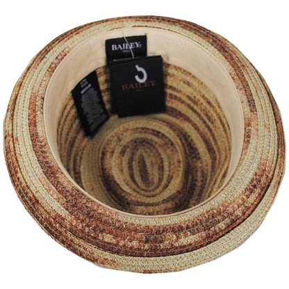 Bailey 1922 | Riggs Toyo Straw Trilby Fedora Hat | 127943 | under | BROWN