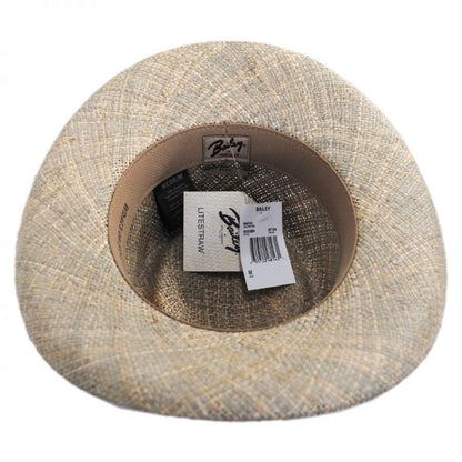 Bailey 1922 | Melton LiteStraw Seagrass Gambler Hat | 127853 | under | NATURAL