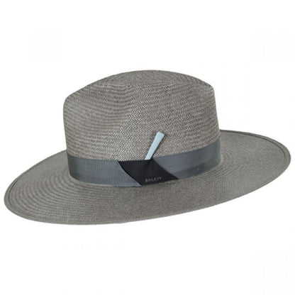 Bailey 1922 | Magness Shantung Straw Fedora Hat | 127764 | profile | SILVER