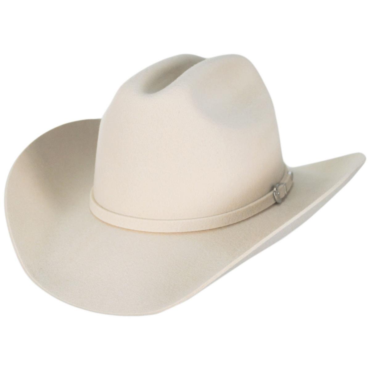 Jaxon Hats | K.C. Wool Felt Western Hat | 135061 | lead | SILVERBELLY