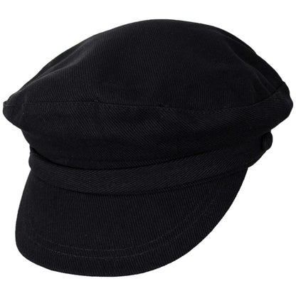 Jaxon Hats | Cotton Fiddler's Cap | 181015 | lead | BLACK
