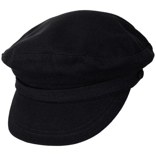 Jaxon Hats | Cotton Fiddler's Cap | 181015 | lead | BLACK