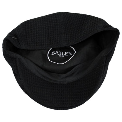 Bailey 1922 | Marnix Waffle 5 Panel Ivy Cap | 167223 | under | BLACK WAFFLE