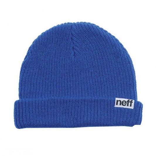 Neff | Fold Knit Beanie Hat | 501501 | lead | BLUE