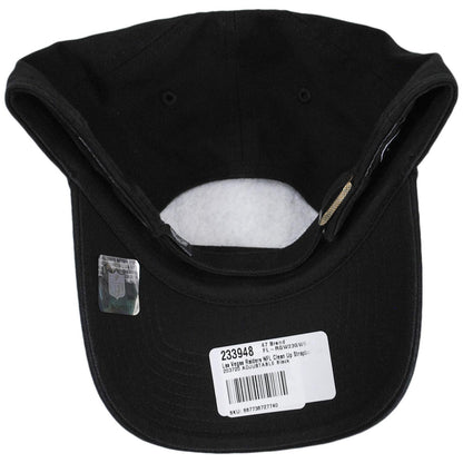 47 Brand | Las Vegas Raiders NFL Clean Up Strapback Baseball Cap Dad Hat | 203720 | under | BLACK/SILVER