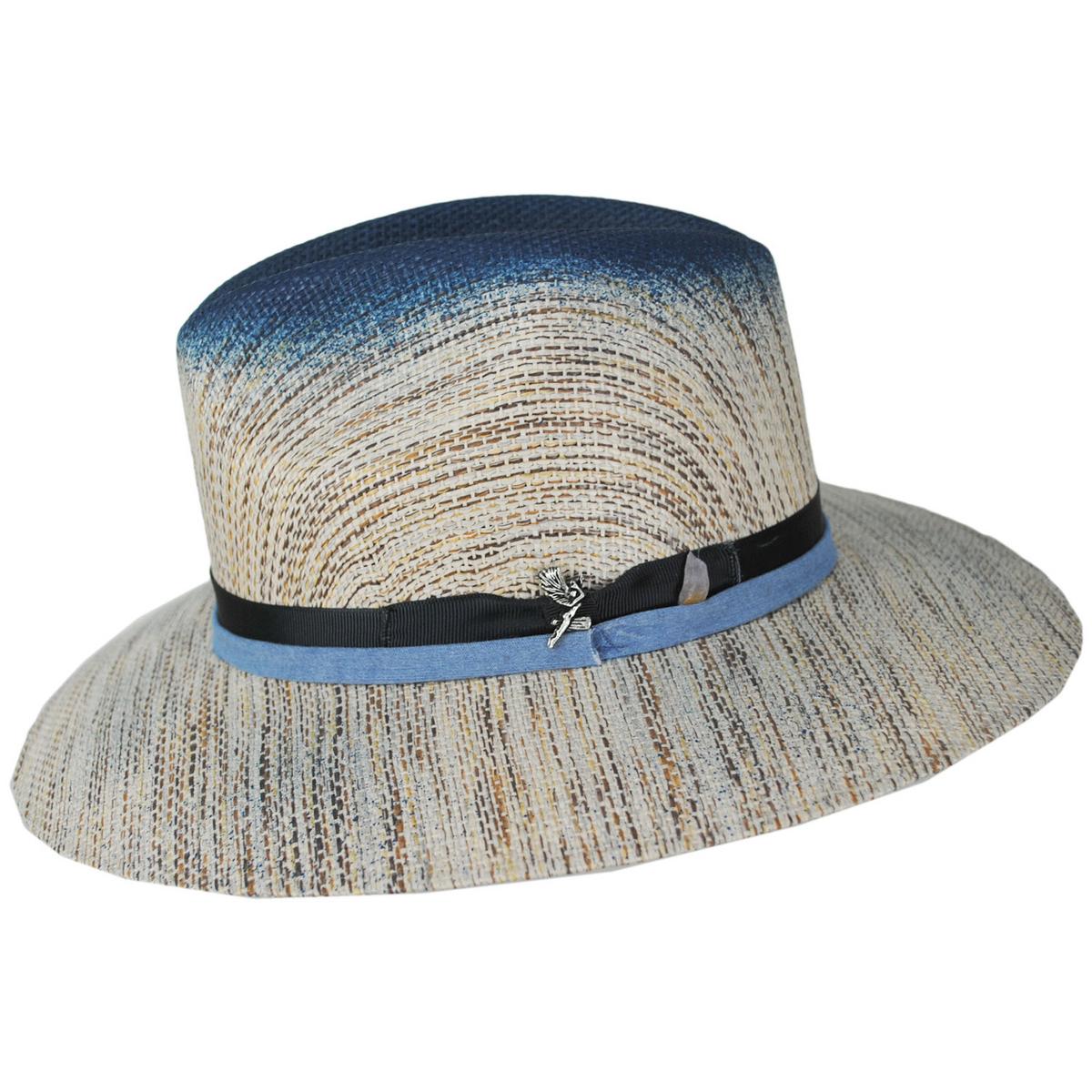 Carlos Santana | Supernatural Matte Toyo Safari Fedora Hat | 129803 | profile | TEA/NAVY