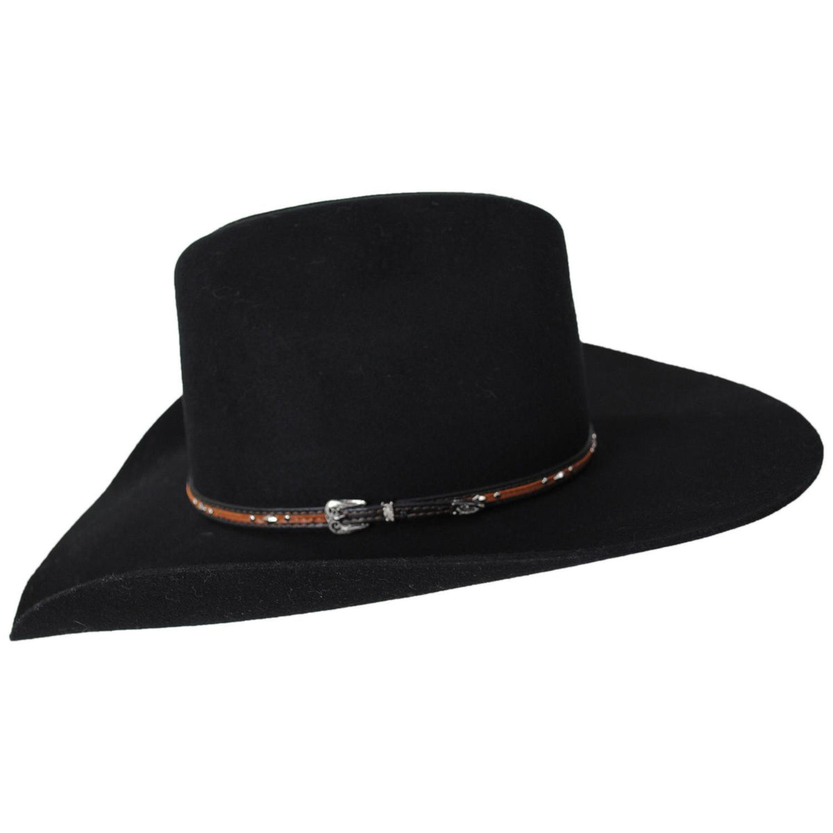 Bailey Western | Tecosa Wool Felt Western Hat | 130031 | profile | BLACK