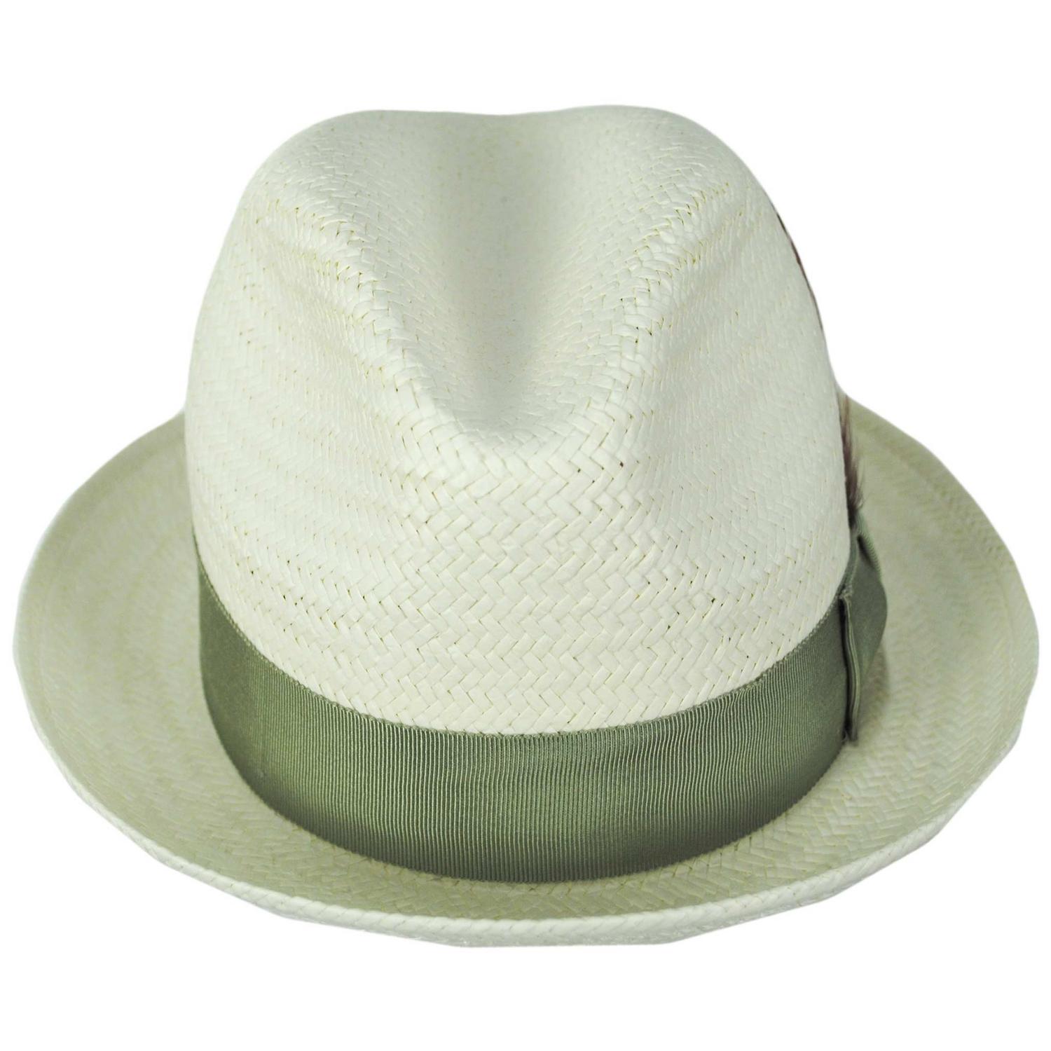 Bailey 1922 | Tino Sun Raindura Straw Fedora Hat | 127942 | front | NATURAL