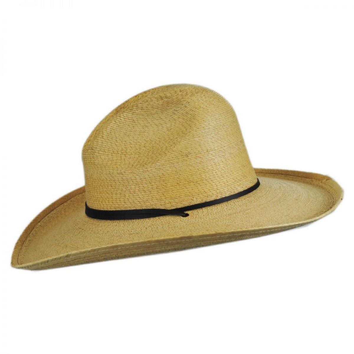 Stetson | Bryce Palm Leaf Straw Gus Western Hat | 126936 | profile | NATURAL