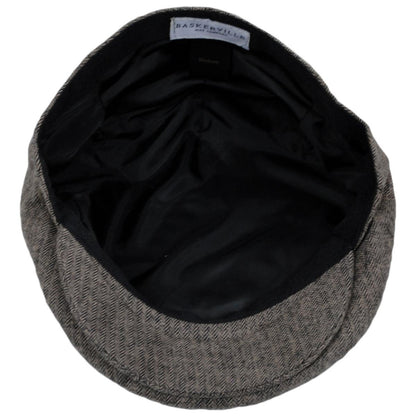 Baskerville Hat Company | Wholesale Swansea Cotton Herringbone Ivy Cap B2B Pre-Pack | B2B167677 | under | BLACK/GREY