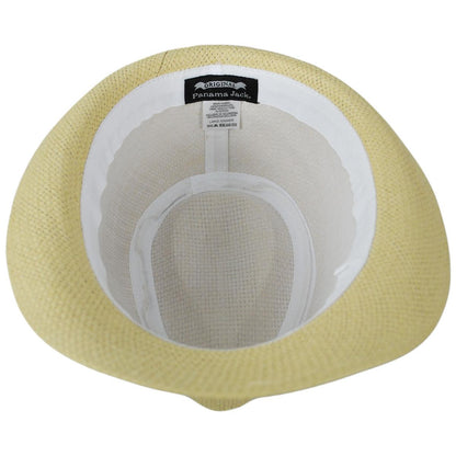 Panama Jack | Chinook Toyo Straw Fedora Hat | 126396 | under | SAND