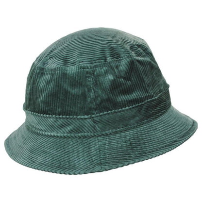 BRIXTON HATS | Beta Corduroy Packable Bucket Hat | 185538 | profile | DARK FOREST