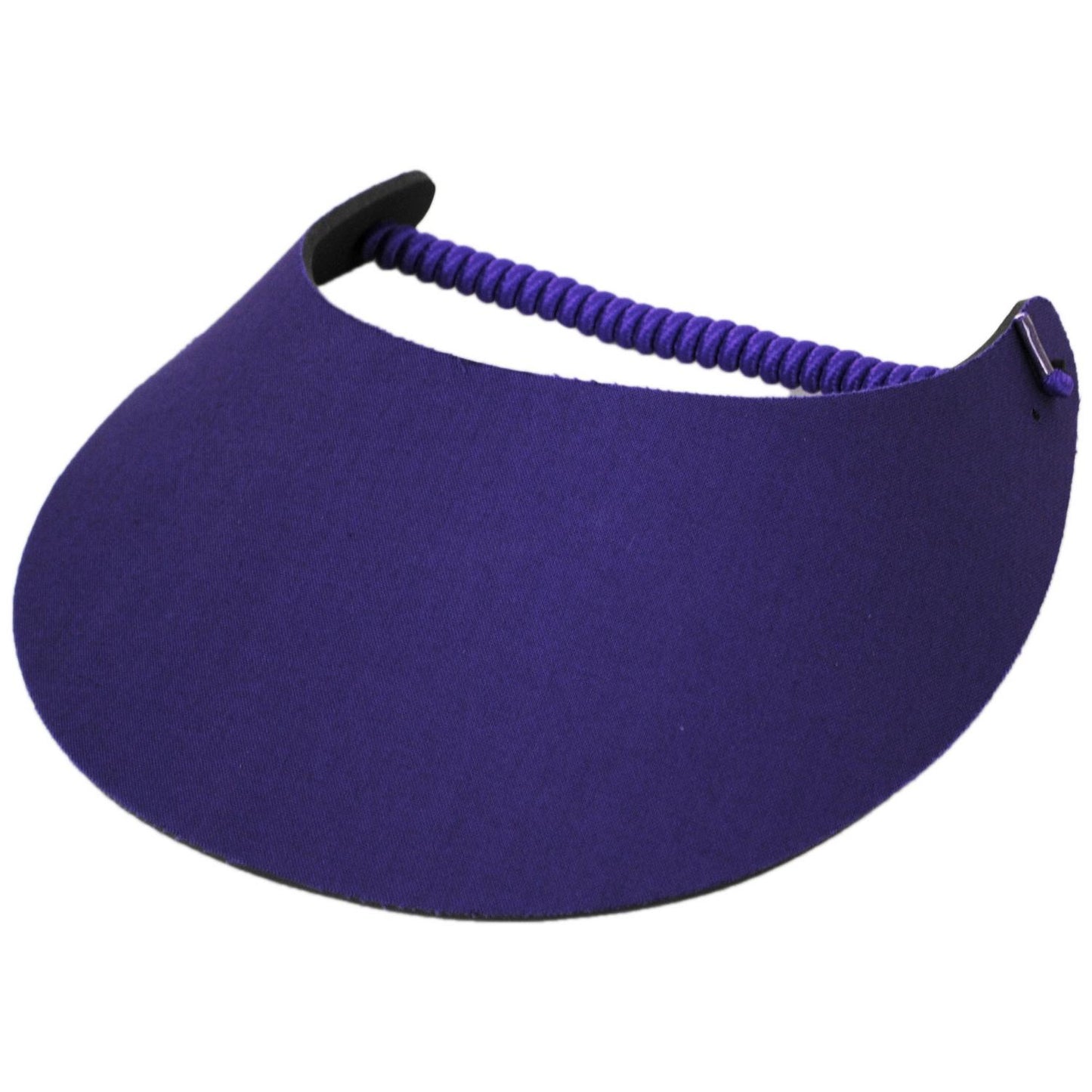 The Incredible Sunvisor | Springlace Solid Sunvisor | 196351 | lead | PURPLE