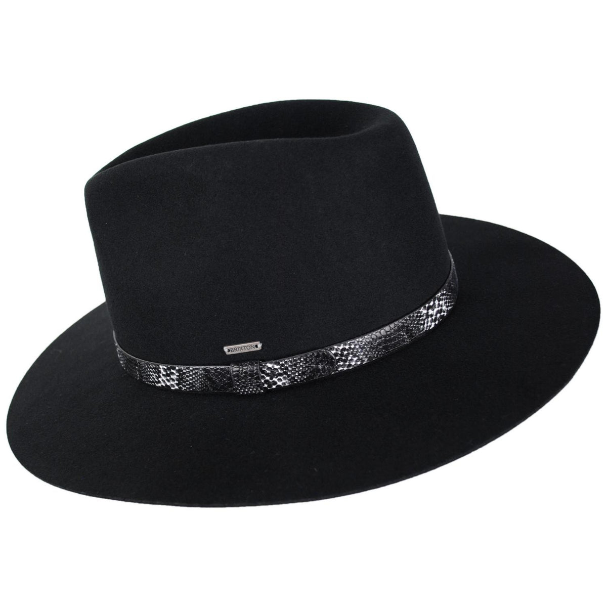 BRIXTON HATS | Sonoran Wool Felt Western Rancher Hat | 135676 | profile | BLACK