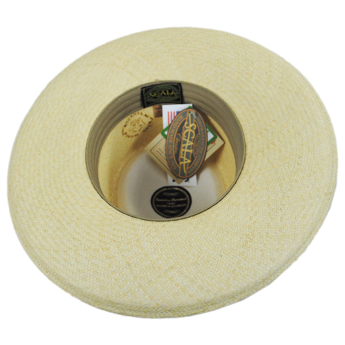 Scala | Panama Straw Gambler Hat | 126152 | under | NATURAL