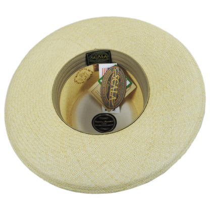 Scala | Panama Straw Gambler Hat | 126152 | under | NATURAL
