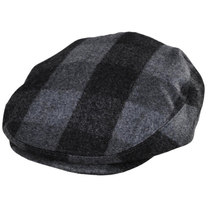 Baskerville Hat Company | Wholesale Basset Wool Check Ivy Cap B2B Pre-Pack | B2B167663 | lead | GREY