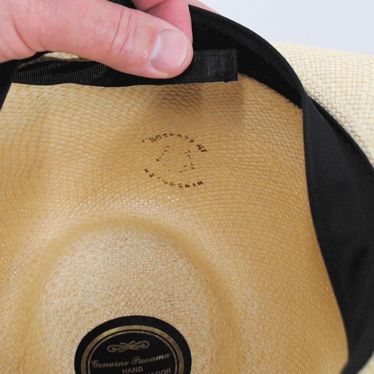 Jaxon Hats | Panama Straw C-Crown Fedora Hat | 127111 | detailone | NATURAL